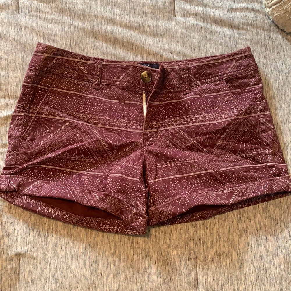 American eagle printed shorts